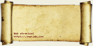 Emilija Vukašinović vizit kartica